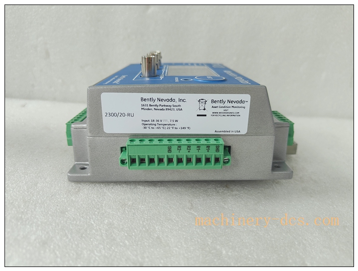Bently Nevada 2300/20-00-01 is a compact 2-channel vibration & speed monitor - Image 3