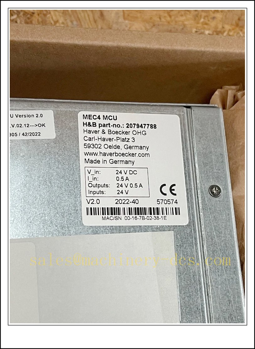 Haver & Boecker MEC4-MCU MEC4.0 Machine Control Unit, Weighing & Packaging System Main PLC Controller - Image 4