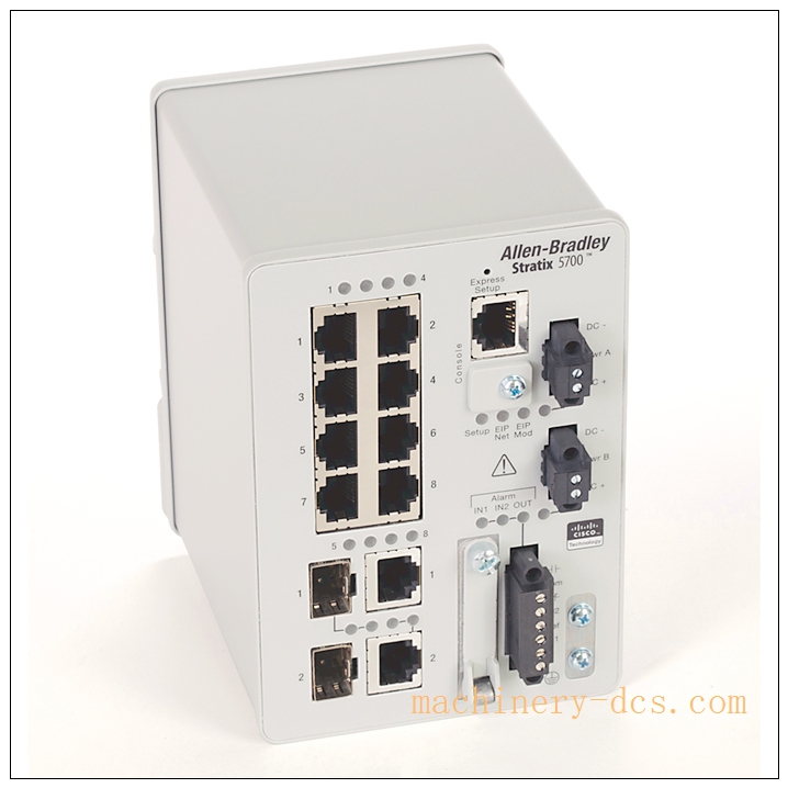 Allen‑Bradley 1783‑BMS10CGN Stratix 5700 10‑Port Fully‑Managed Industrial Ethernet Switch